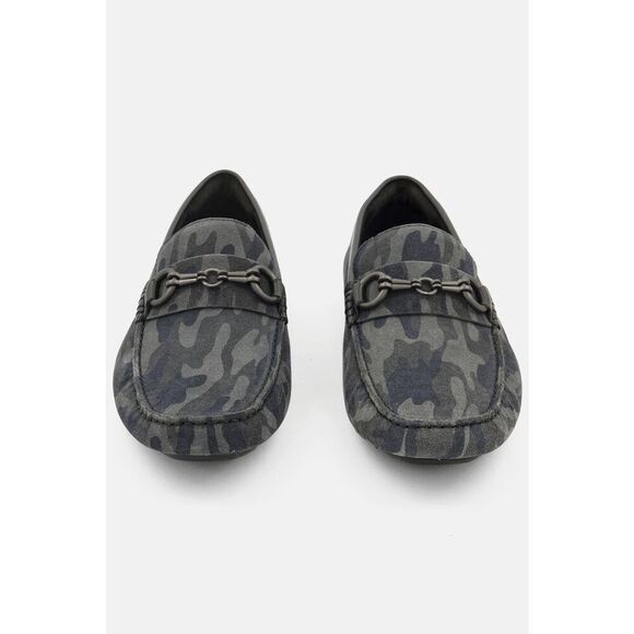 Kenneth Cole New York Men\'s Theme Bit Driver Loafers - Black Camo 9M main image 4